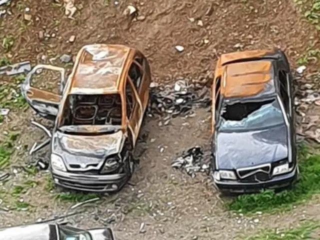 Coches quemados / Archivo