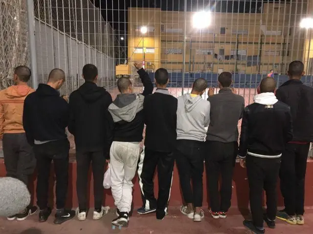 Grupo de menores/ Archivo