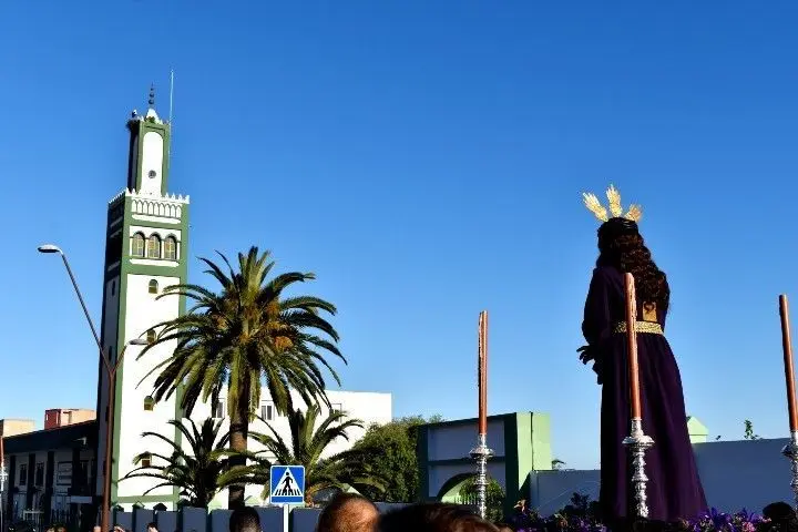 La imagen del Medinaceli, junto a Sidi Embarek / Archivo