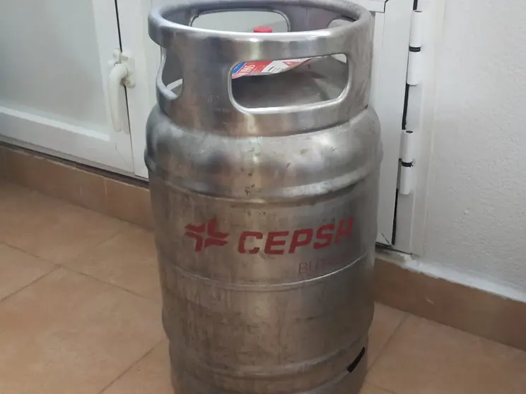 Botella de butano/ Ceuta Tv