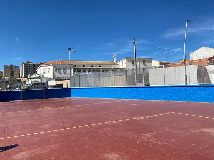 Pista deportiva / Cedida