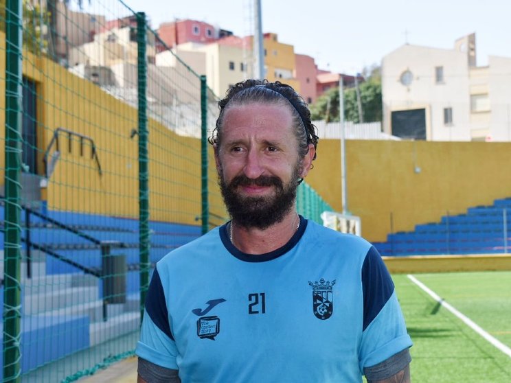 'Polaco', jugador del segundo equipo de la AD Ceuta FC