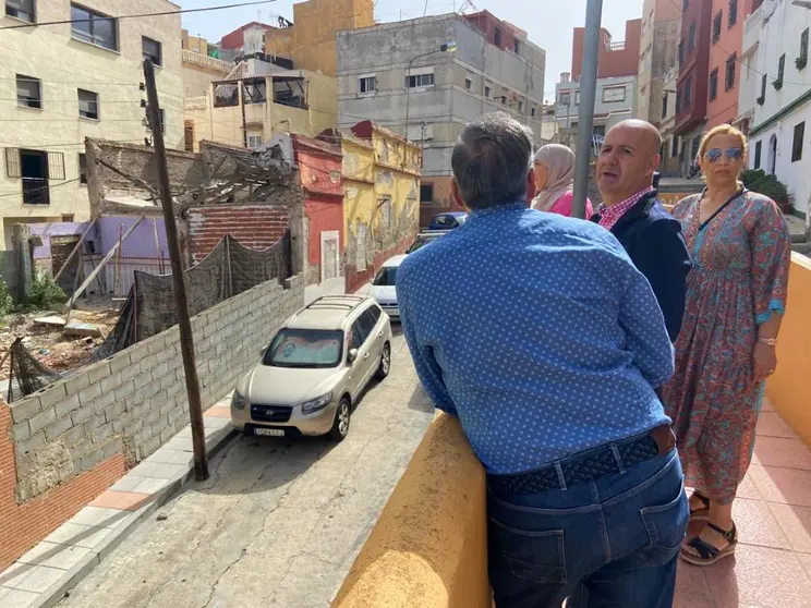 El PSOE visitaba la barriada del Recinto a principios de este mes de octubre