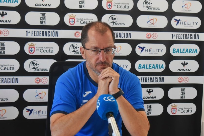 José Juan Romero, entrenador de la AD Ceuta FC