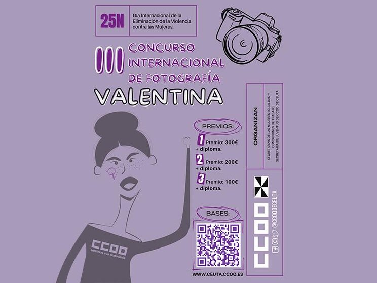 Cartel del concurso fotográfico 'Valentina'