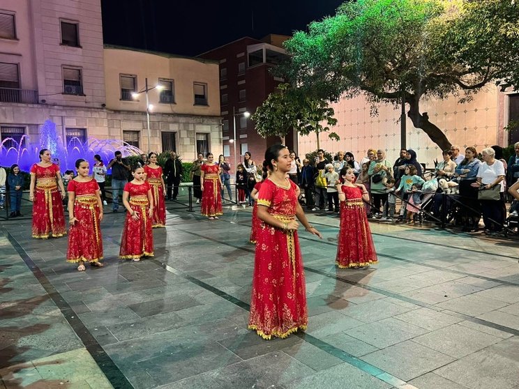 Inauguración del Diwali en la Plaza de los Reyes. Foto: Laura Ortiz