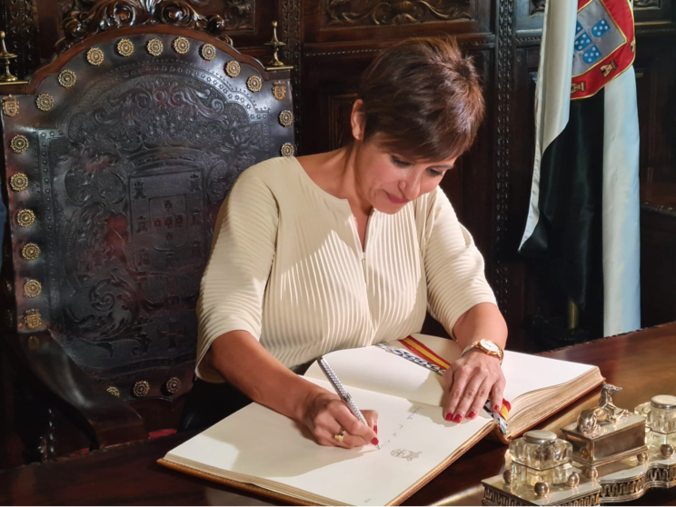 Isabel Rodríguez, durante su visita a Ceuta / Archivo