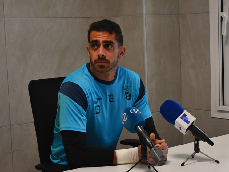 Jesús 'Gato' Romero, portero de la AD Ceuta FC / Rafa Báez