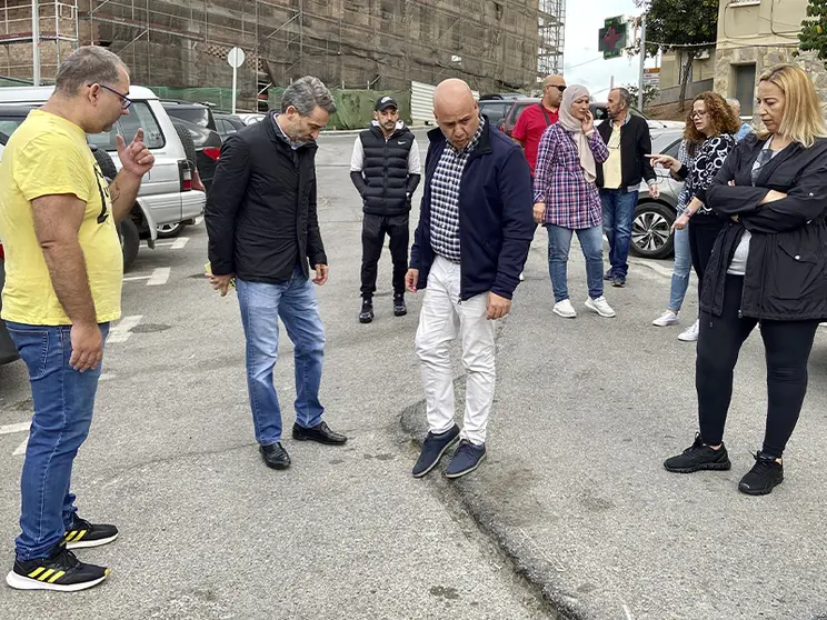 Visita del PSOE a las barriadas de San Daniel y Solis / Cedida
