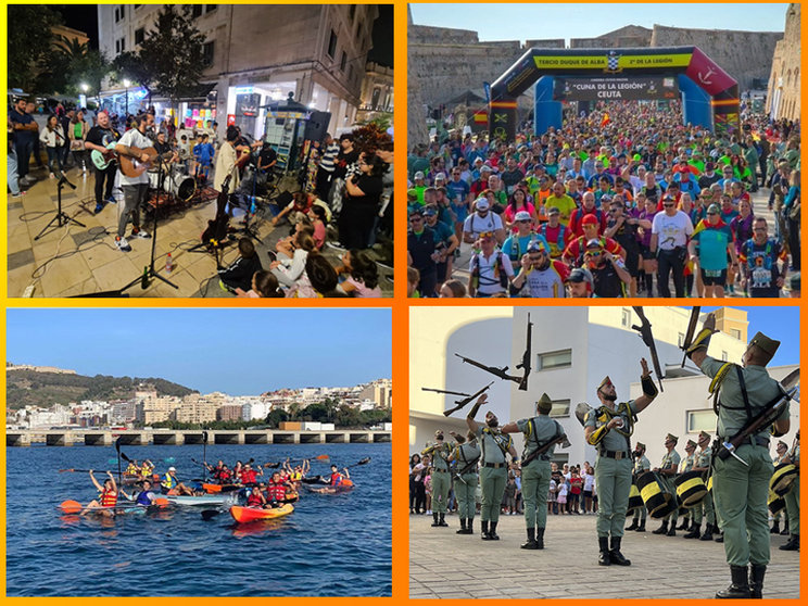 Collage de actividades en Ceuta