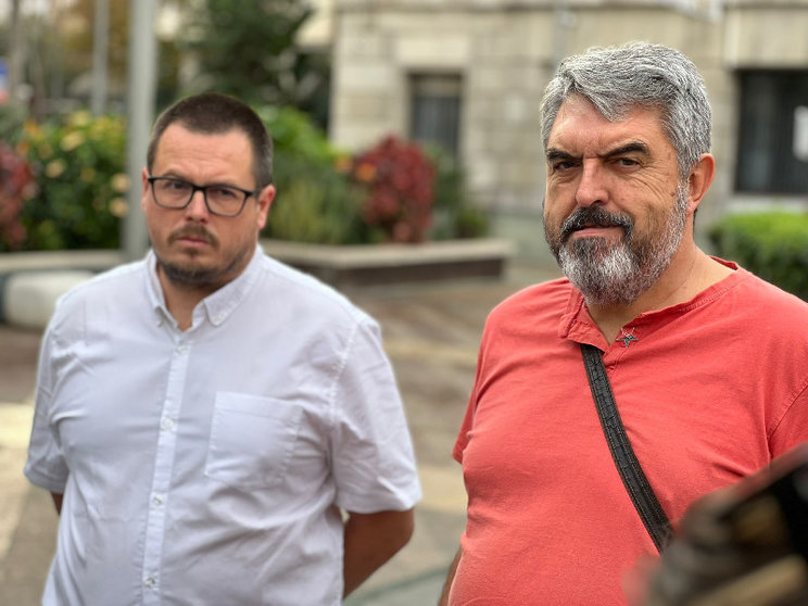 Luis Osuna (izquierda) y Miguel Montenegro, durante su comparecencia / Dani Hernández