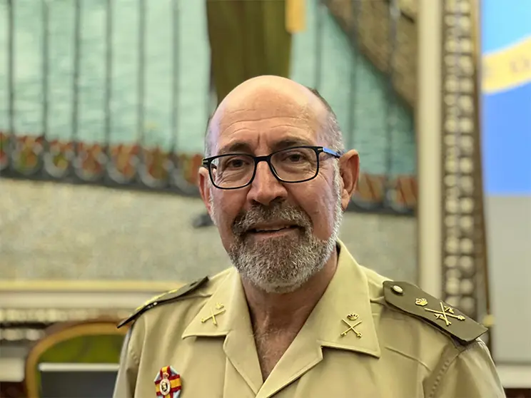 General Miguel Ballenilla en el Casino Militar / Daniel Hern&aacute;ndez