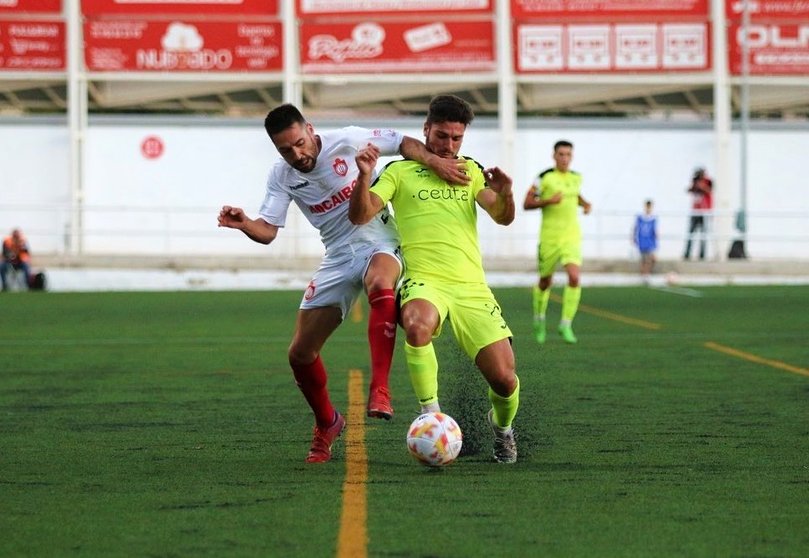 Encuentro de la AD Ceuta FC en la primera ronda de la Copa del Rey