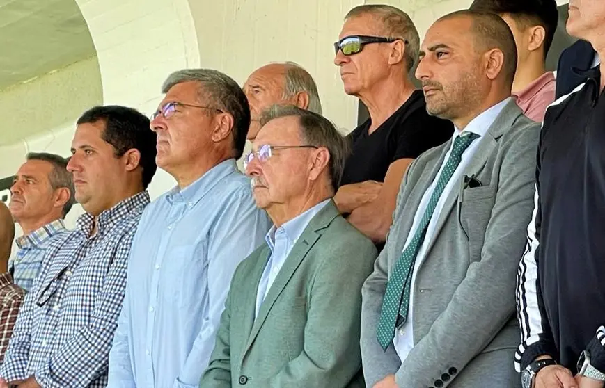El presidente de la Ciudad en el palco del Alfonso Murube en una imagen de Archivo