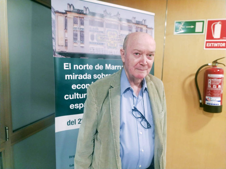 Eloy Martín Corrales, antes de su intervención / Juanjo Coronado