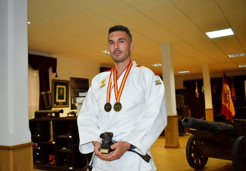 El sargento Alejandro Martínez, campeón de España Militar de Judo