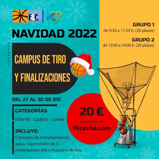 Cartel Campus de Tiro Navidad 2022