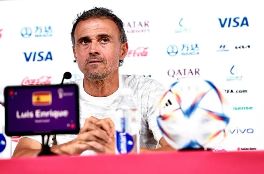 Luis Enrique en la previa del encuentro ante Marruecos
