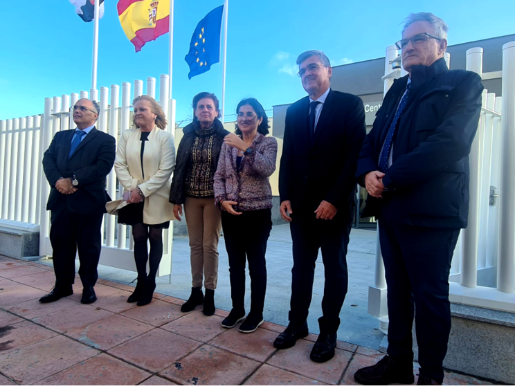 Momento de la visita de la ministra de Sanidad a Ceuta / Archivo