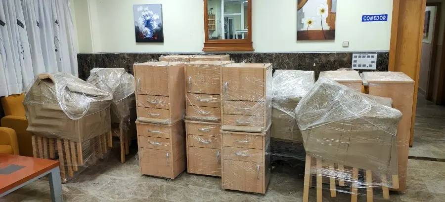 Cambio del mobiliario en la Residencia de Mayores