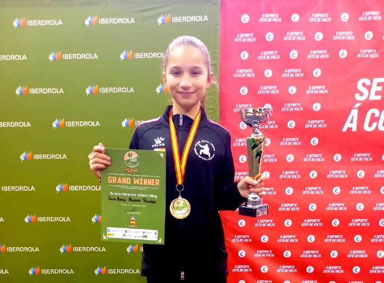 Julia Melgar, ganadora de la Liga Nacional de Kárate 2022