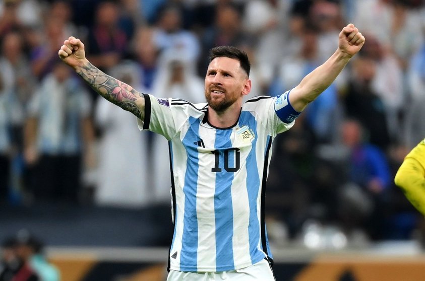 Leo Messi y su Argentina levanta la tercera Copa del Mundo para su país