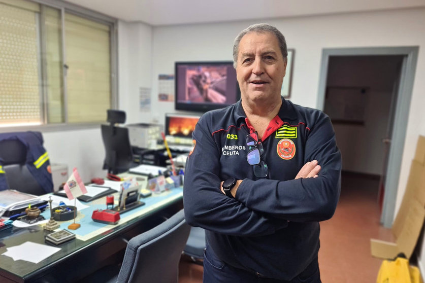 Miguel Ángel Ríos, jefe del Servicio de Extinción de Incendios y Salvamento