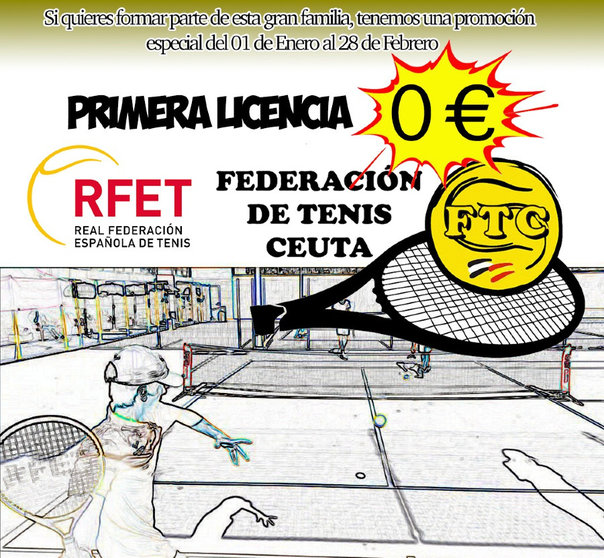 Mi primera licencia, campaña de la Federación de Tenis
