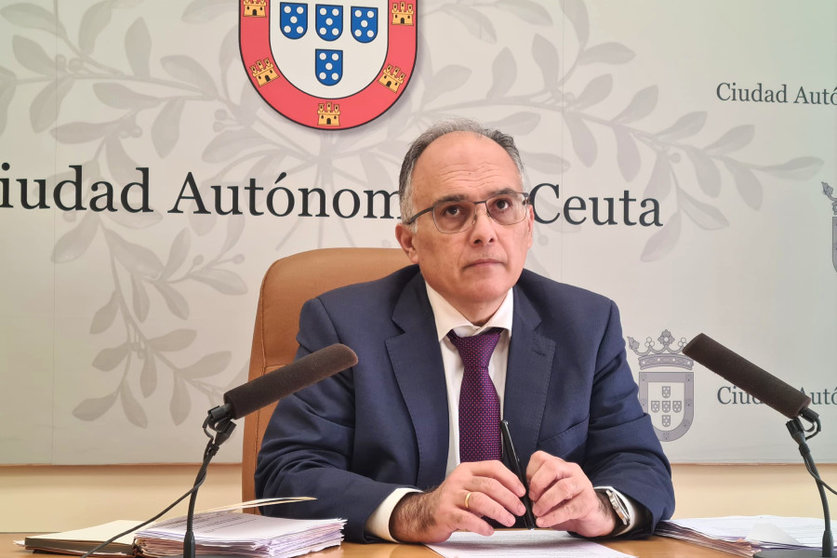 Alberto Gaitán durante su comparecencia de este lunes tras el Consejo de Gobierno / Laura Ortiz