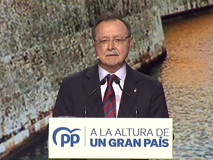 Juan Vivas, durante su intervención en Zaragoza
