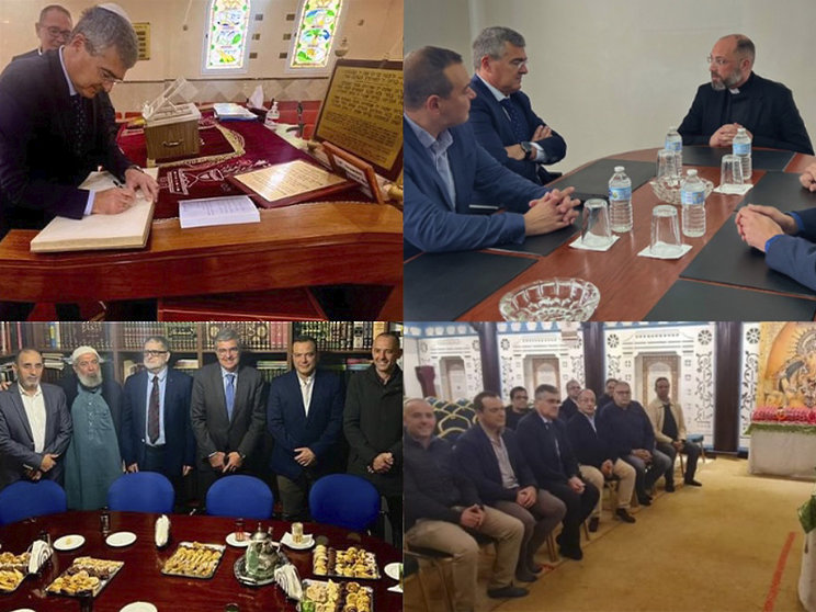 Reuniones del Delegado del Gobierno con los representantes de las diferentes religiones de Ceuta