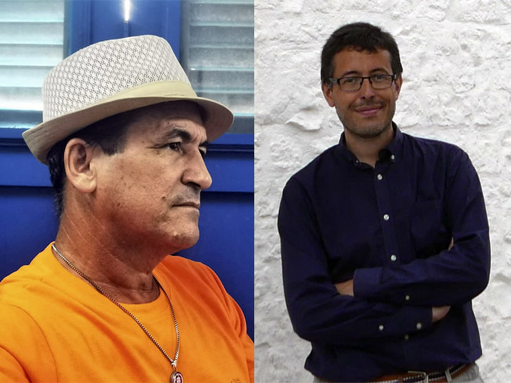 Luis Alberto Pérez Castro, ganador premio poesía (Izda) y Alberto de Frutos, ganador premio novela / Cedidas