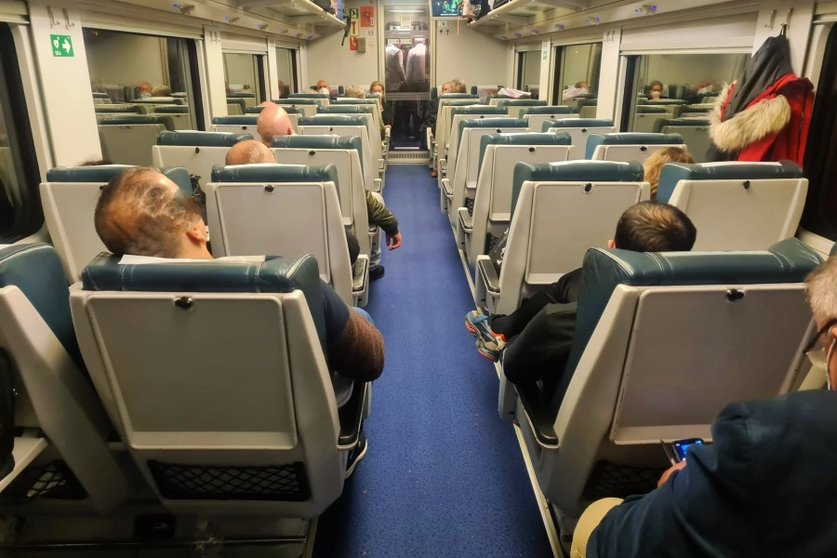 Tren que conecta Algeciras con Madrid en la caótica jornada de este martes