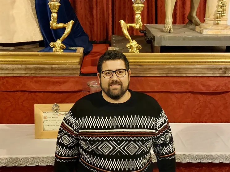 Francisco Javier Garc&iacute;a Beneroso, nuevo hermano mayor de La Flagelaci&oacute;n / &Aacute;frica Gonz&aacute;lez