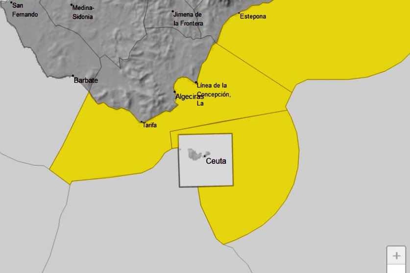 Ceuta en alerta amarilla por fenómenos costeros / AEMET