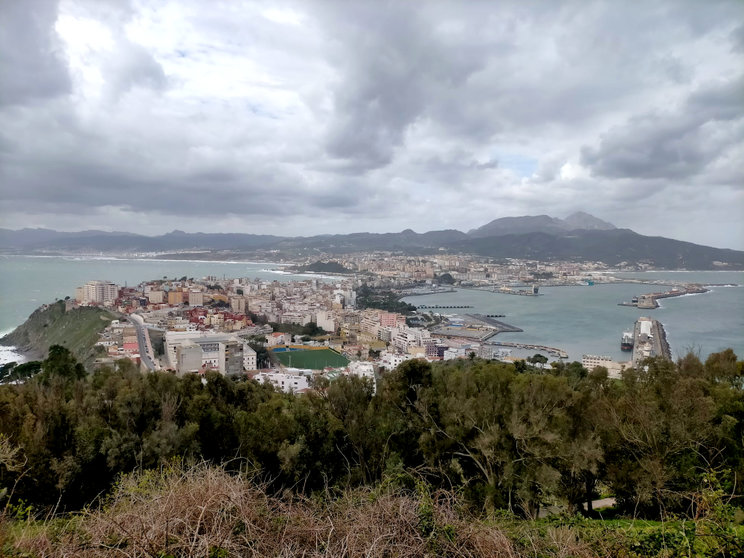 Ceuta desde la Fortaleza del Hacho