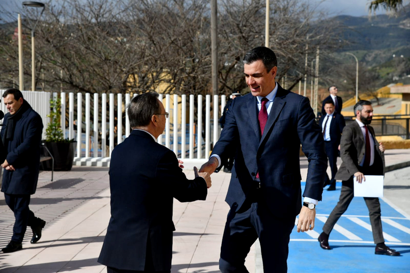 Vivas y S&aacute;nchez, en la &uacute;ltima visita del presidente del Gobierno a Ceuta