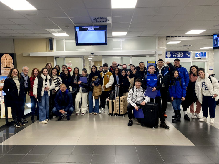 Estudiantes de Erasmus +, coordinados por la Cámara de Comercio, viajan a Italia para realizar prácticas