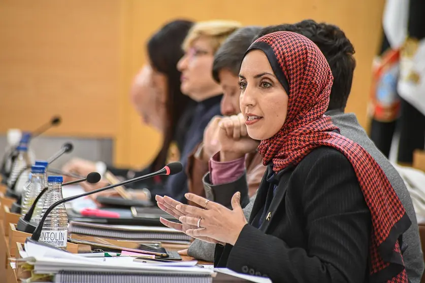  Fatima Hamed, en un Pleno anterior./archivo 