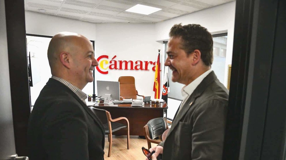  Juan Gutiérrez (PSOE) y Karim Bulaix (P. de la Cámara de Comercio) 