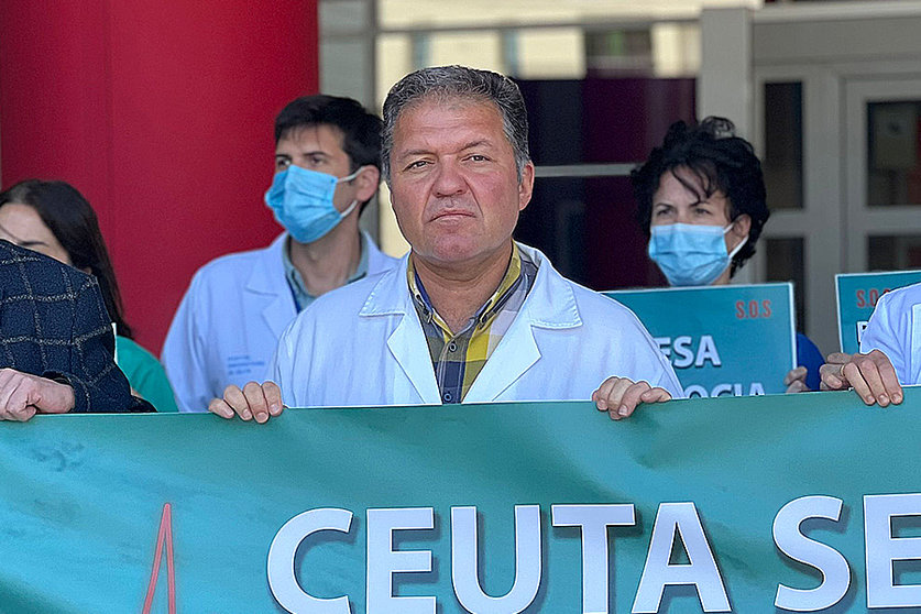 Enrique Roviralta, presidente del Sindicato Médico de Ceuta / Daniel Hernández
