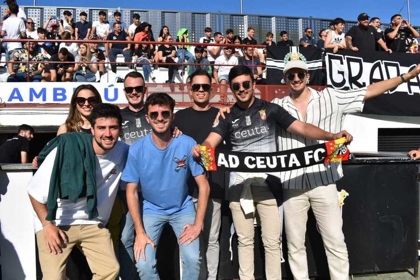 La afición se vuelca con la AD Ceuta FC. Archivo