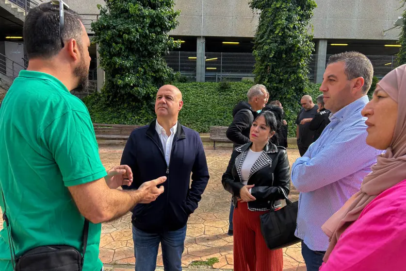 El PSOE durante su visita a Parques de Ceuta / PSOE
