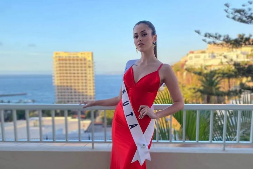 Yaiza Rivero durante el primer día de concentración de Miss World Spain