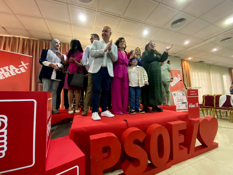 Acto del PSOE en la tarde de este jueves