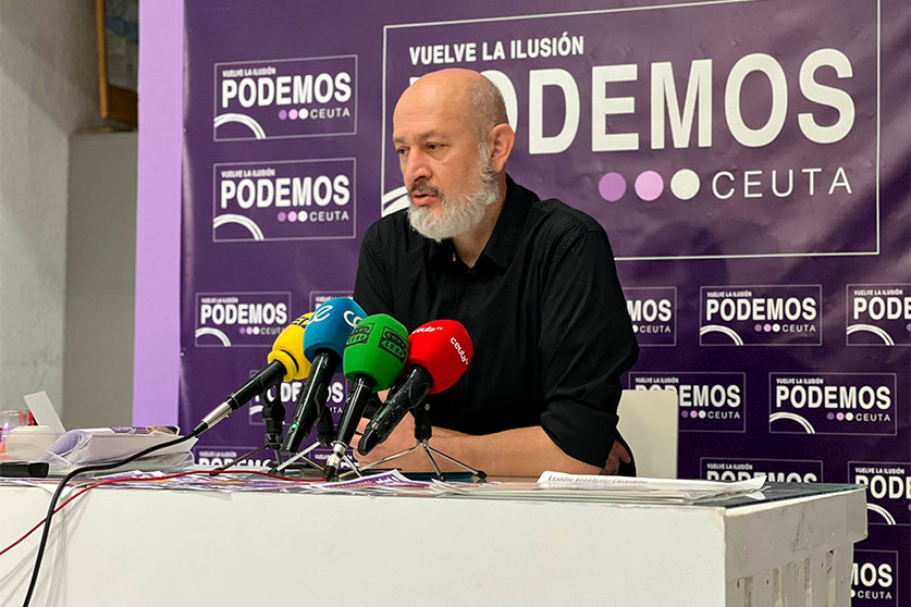Ramón Rodríguez, portavoz de Podemos