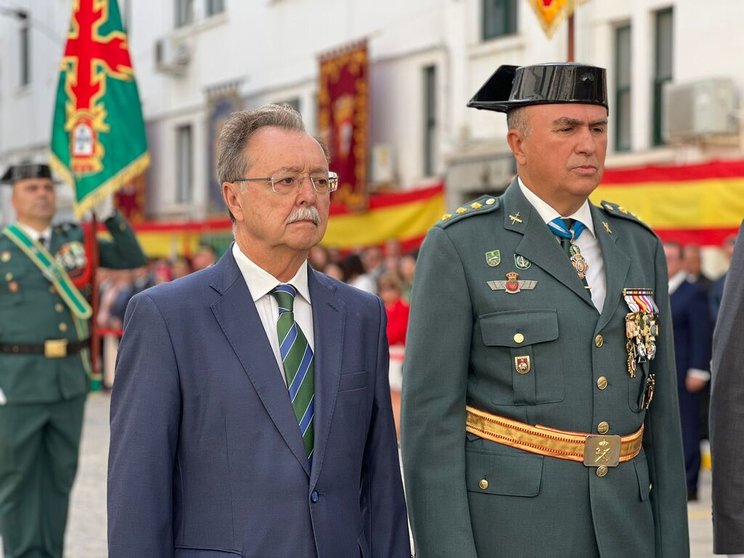 Gabriel Domínguez, junto al presidente de la Ciudad, Juan Vivas/ Dani Hernández