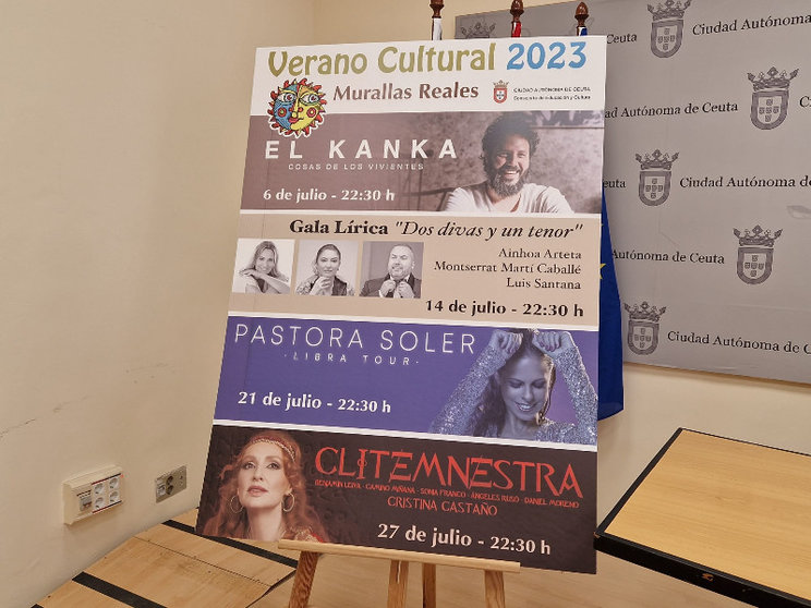 Cartel del Verano cultural/ Laura Ortiz