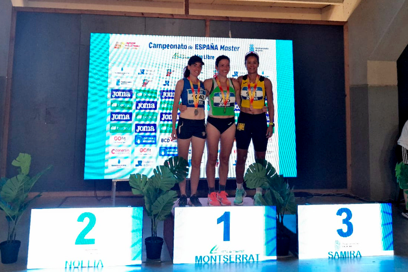 Samira Mhamdi, bronce en el Campeonato de Espa&ntilde;a M&aacute;ster de Atletismo