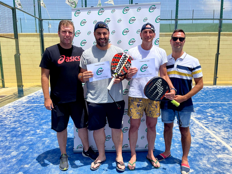 El primer torneo de p&aacute;del de CSIF, un &ldquo;rotundo &eacute;xito&rdquo;